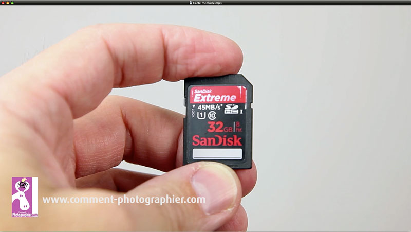 Les cartes mémoires SD photo, coeur du problème